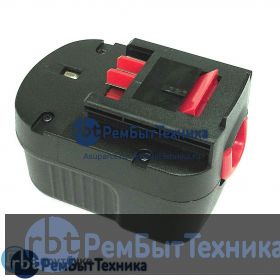 Аккумулятор для Black and Decker (p/n: A12, A12E, A12EX, A12-XJ, FS120B, A1712), 2.0Ah 12V Ni-Cd