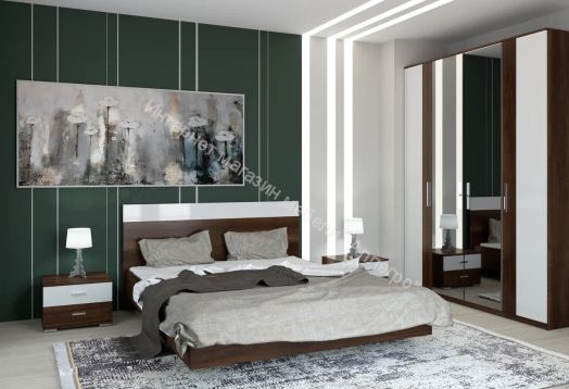 Комод Джолин ПМ 245.06 Белый глянец, Дуб Каньон