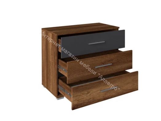 Комод Джолин ПМ 245.06 исп. 3 Графит Софт, Дуб Каньон