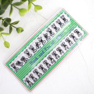 Крючки плательные, ц. черный, 24 шт.