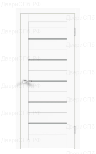 Дверь ПО XLINE 15, экошпон, эмалит белый