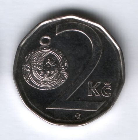 2 кроны 2010 года Чехия