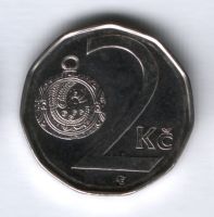 2 кроны 2010 года Чехия
