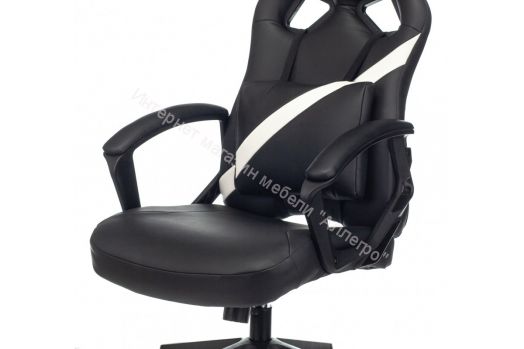 Кресло игровое Zombie Driver (Чёрный/Белый)