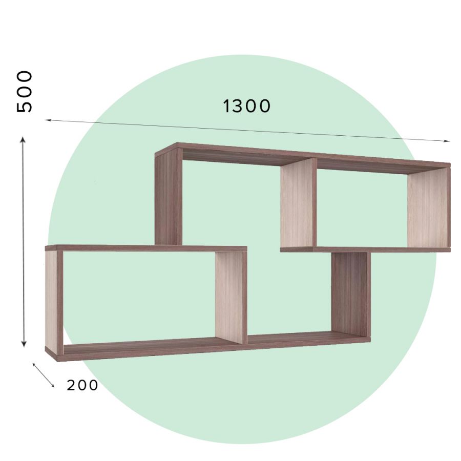 Полка навесная П-15 ЛДСП