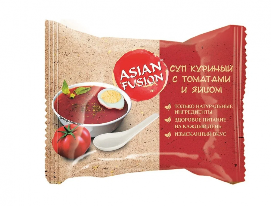 ASIAN FUSION Суп куриный с томатами/яйцом 12г