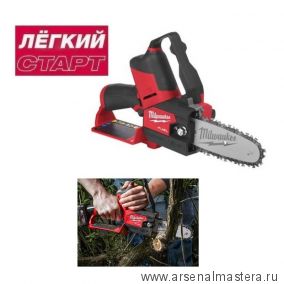 Легкий старт: Аккумуляторная цепная садовая пила Milwaukee M12 FUEL FHS-0 4933472211