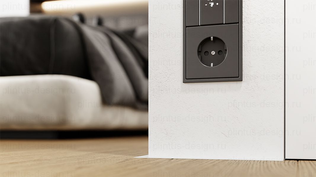 Микроплинтус ФЕСО 11 мм Белый RAL 9003