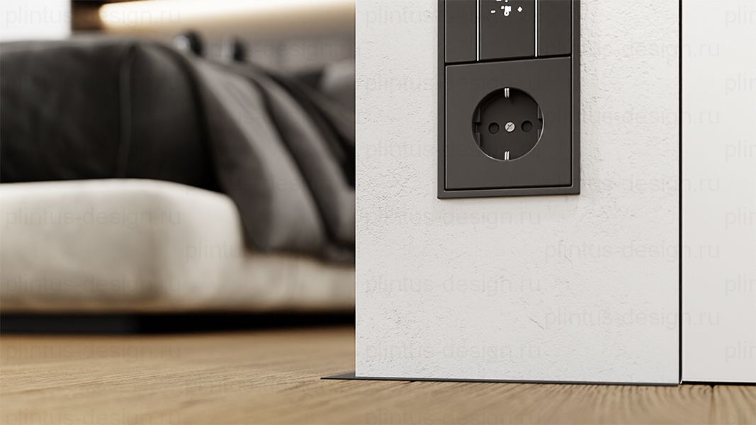 Микроплинтус для пола Коньяк