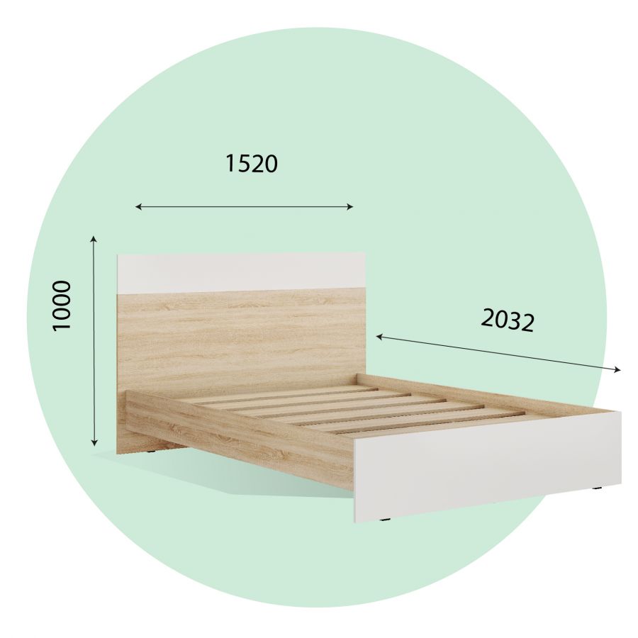 Кр-44 Кровать "ЛАЙТ" *1400