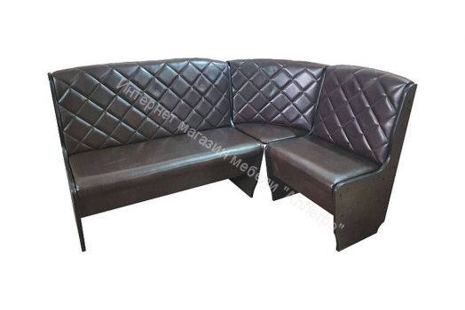 Кухонный уголок Барон 2 (скамья), коричневый/венге