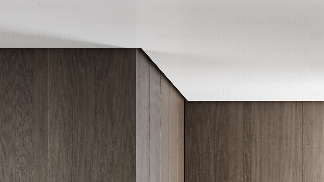 Теневой профиль ФЕСО для потолка из ГКЛ, зазор 7.6 мм