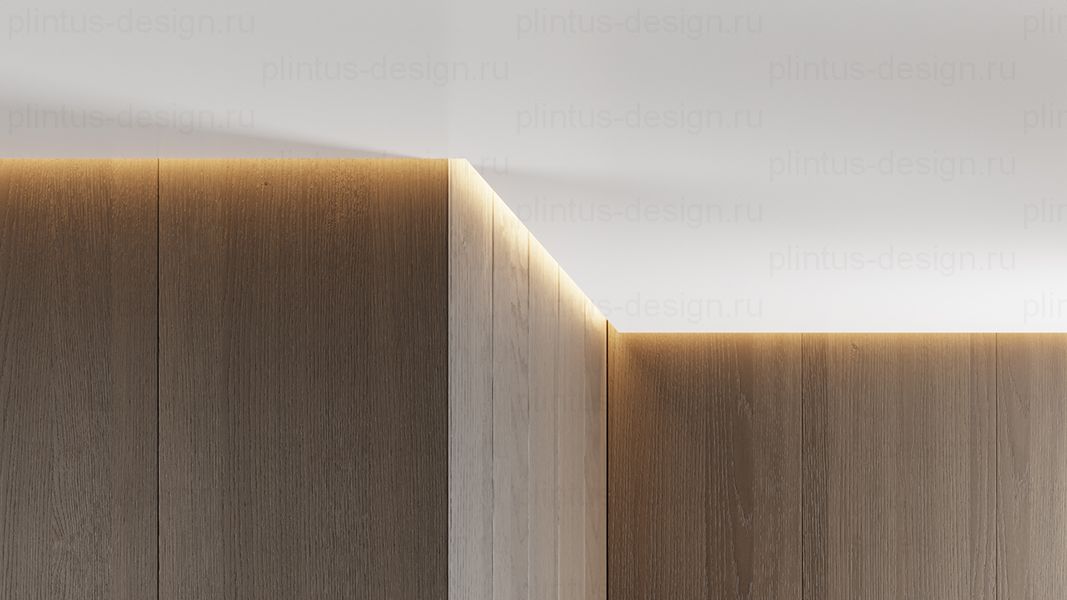 Теневой профиль ФЕСО для потолка из ГКЛ, зазор 7.6 мм