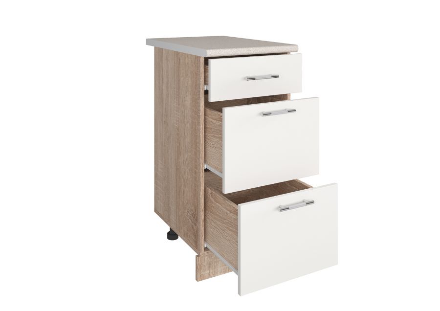 МС "Легенда 10" Тумба х400 с 3 ящиками