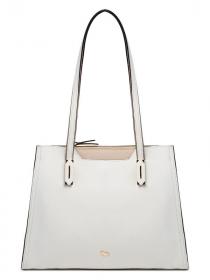 Бело-розовая женская сумка LABBRA L-17213 white/l.pink