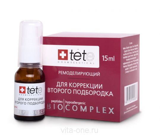 Биокомплекс для коррекции второго подбородка Tete cosmeceutical (Тете косметик) 15 мл