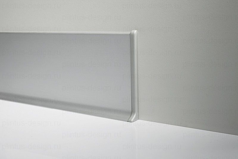 2156.05 плинтус алюминиевый 80 мм Декопрофиль чёрный