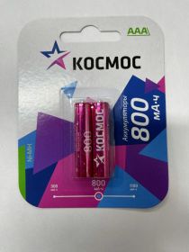 Аккумулятор КОСМОС R03 800 mAh, 2/24
