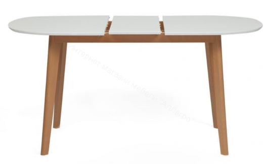 Стол обеденный раскладной Bosco (Боско) 11257 Белый/Натуральный