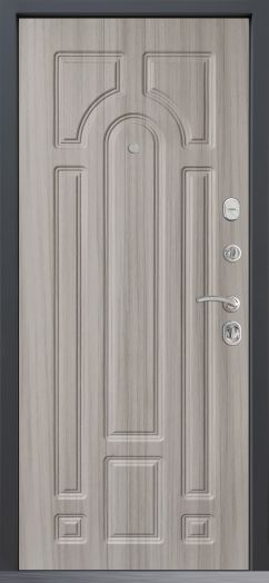 Входная дверь Command Doors Геометрия 17.02 Сандал белый