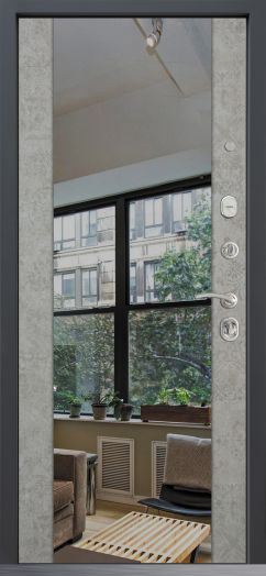 Входная дверь Command Doors Геометрия Зеркало Венеция беж