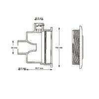 Форсунка гидромассажная Hayward TURBO-JET SP1450TE под бетон (50 мм)