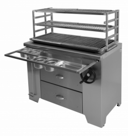 Мангал многофункциональный угольный УММ/2 (ROBATA L1200) Grill Master