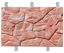 Бетонная фасадная плитка «Унгельский камень» с оцинкованными закладными