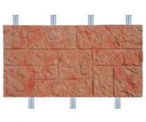 Бетонная цокольная плитка «Ракушечник» с оцинкованными закладными