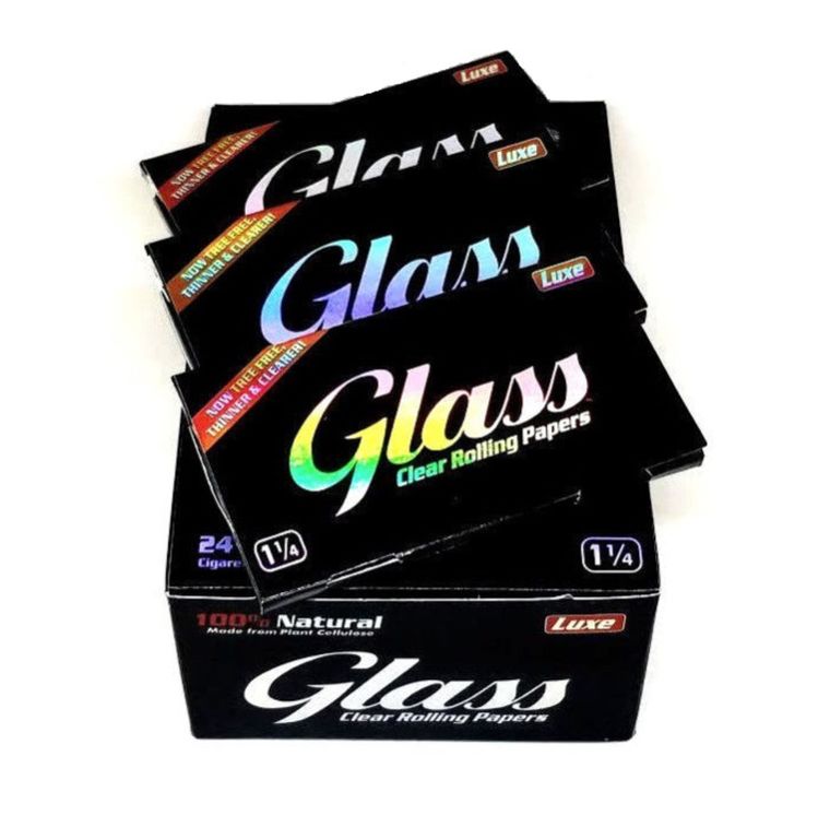 Бумажки для роллинга прозрачные Glass 1-1/4