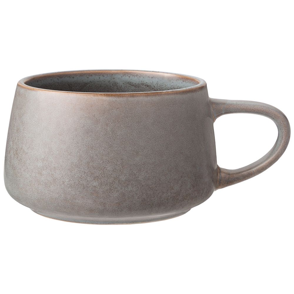 НАБОР КРУЖЕК ИЗ 6 ШТ, 417   "GLAZE COLLECTION" ЦВЕТ:СЕРЫЙ МЕЛАНЖ