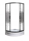 Душевое ограждение МОНОМАХ ДУ 90/180 С МЗ BL полукруг