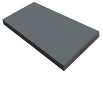 Гладкая крупноформатная тротуарная плитка (905х600х75) армирован.