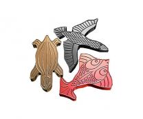 Бетонопаркет «Птица Рыба Черепаха»