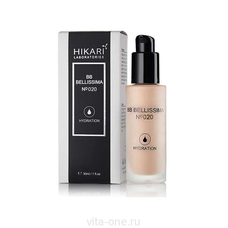 BB BELLISSIMA Cream (020) Выравнивающий крем с тональным эффектом и терапевтическим действием SPF15 Hikari (Хикари) 30 мл