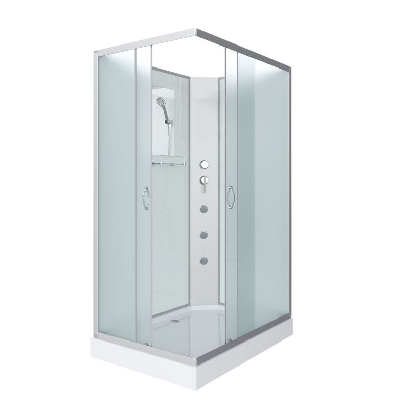 Душевая кабина Niagara NG-43285-14QBKG 120х80 низкий поддон
