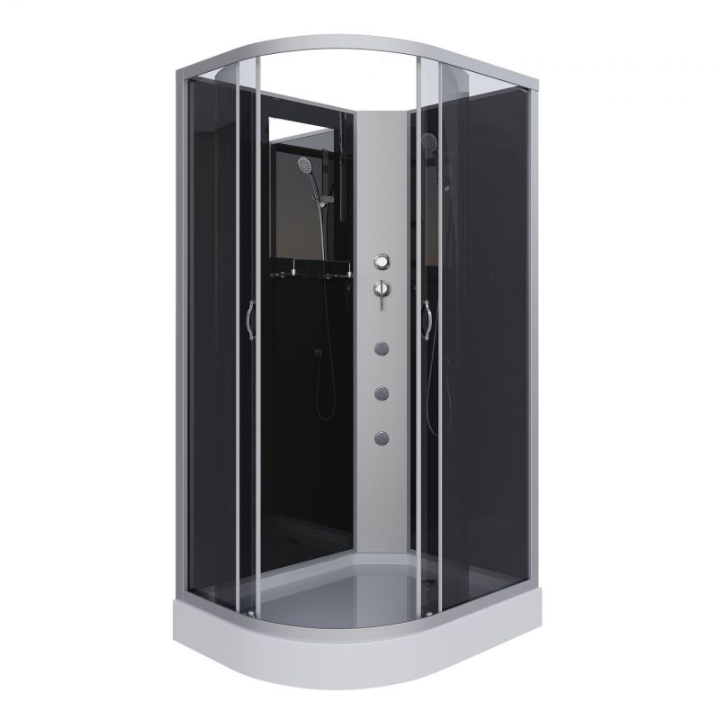 Душевая кабина Niagara NG-3512-14RBKG 120х80 низкий поддон