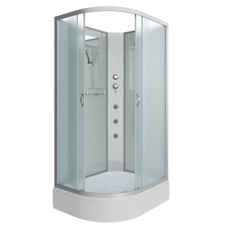 Душевая кабина Niagara NG-33394-14RBKG 130х90 средний поддон