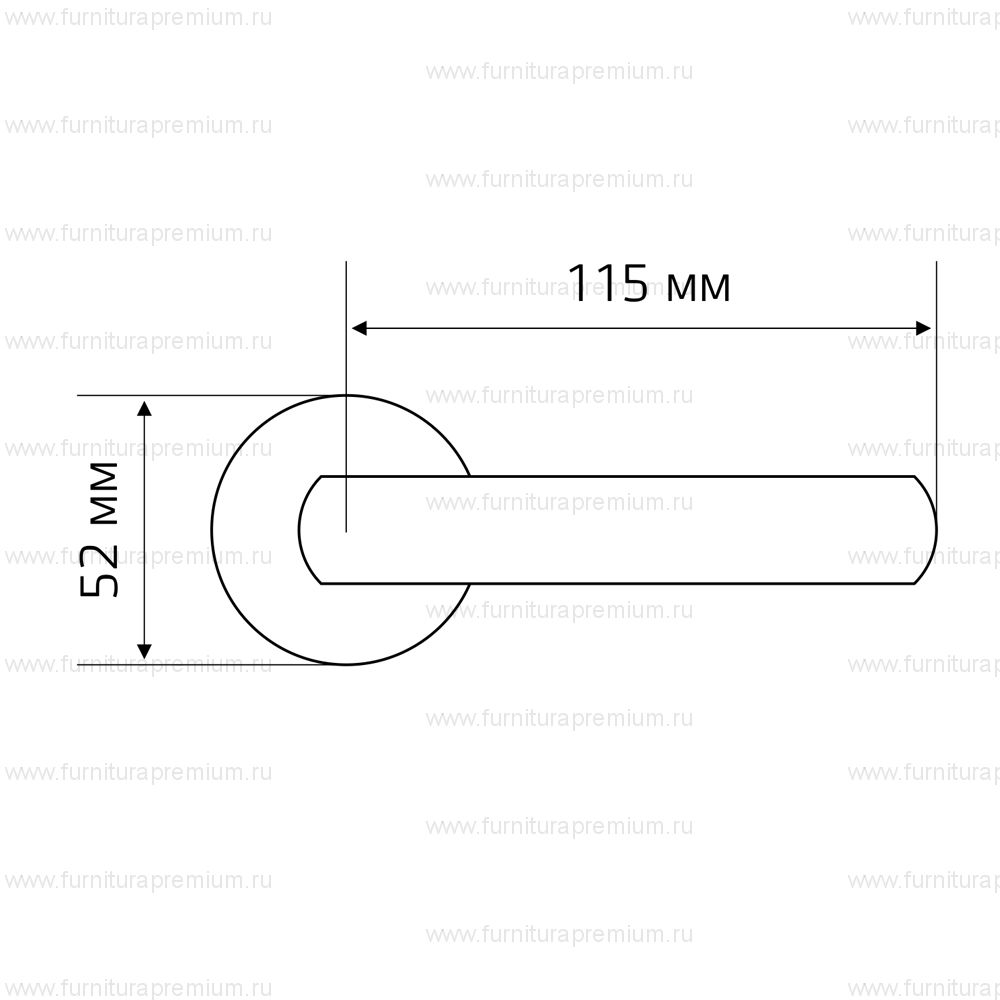 Ручка Extreza Aqua 113 R12 White