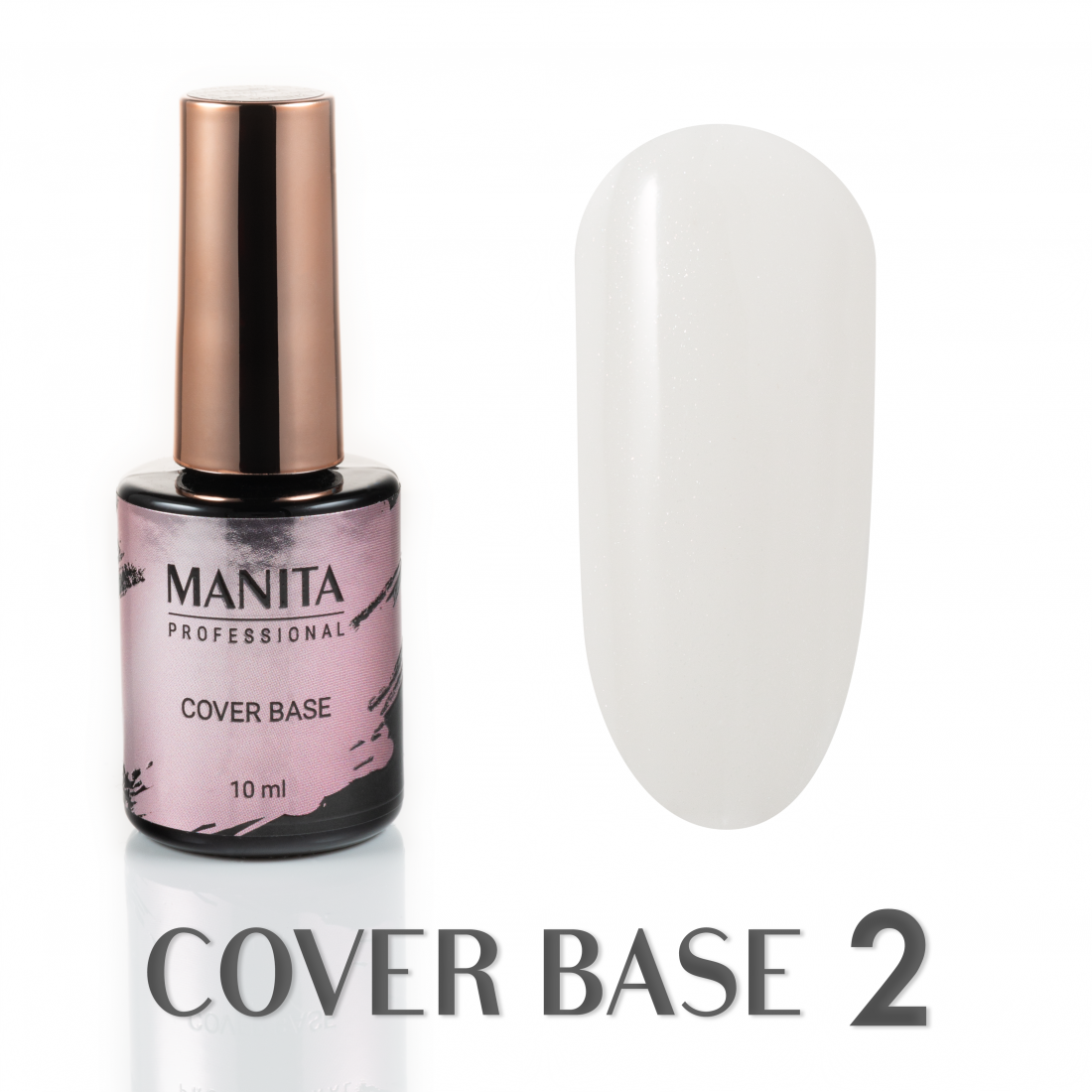 База MANITA PROFESSIONAL "COVER BASE" каучуковая камуфлирующая №02 (10 мл)