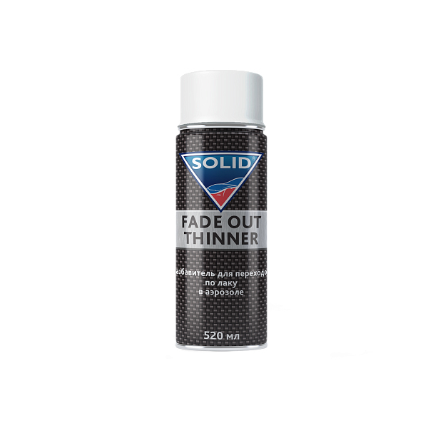 Solid PROFESSIONAL LINE FADE OUT THINNER разбавитель для переходов по лаку, фасовка, 520мл.