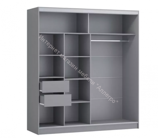 Шкаф-купе "Альянс 10" Белый (Регион 058)