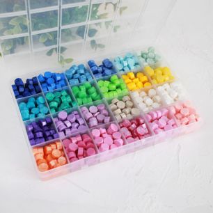 Набор для печати: сургуч в гранулах, микс "Нежная палитра"