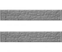 Двухсторонний забор №021 «Старый камень»