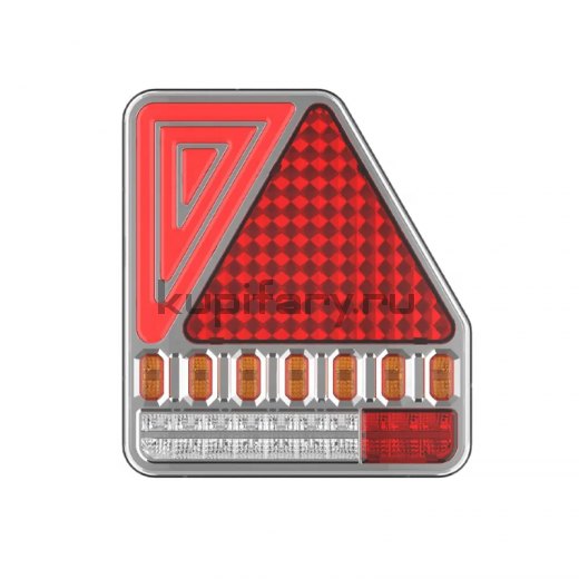 Многофункциональный правый задний фонарь 7 в 1 185(118)*205*32мм 10-30VDC 97105R-8KP