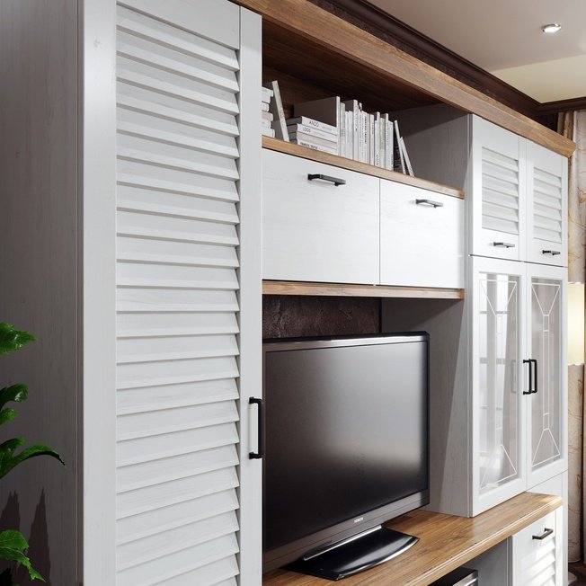 Гостиная "Кантри" вариант комплектации 1