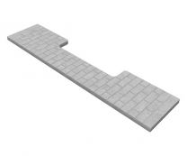 Плита мощения «Универсальная ПУВ» 2245x530