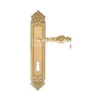 Ручка на планке Extreza Evita 301 KEY PL02 матовая латунь