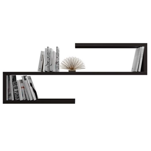 Полка настенная Mangata (Чёрное дерево)