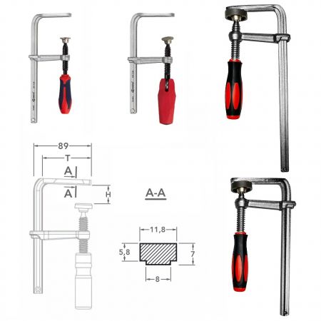 Винтовые струбцины